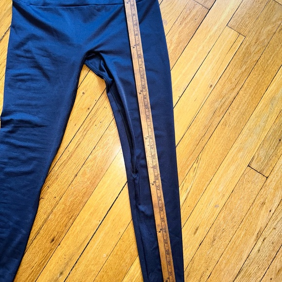 K Deer Ankle Slate Grey Leggings Size Medium Mid Rise High Waisted - Picture 6 of 8